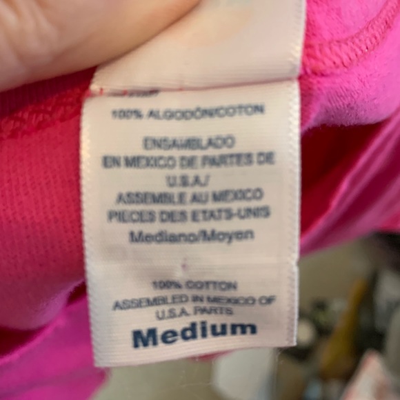 💜 PINK HAWAII T-SHIRT WITH CRYSTALS - Picture 2 of 2